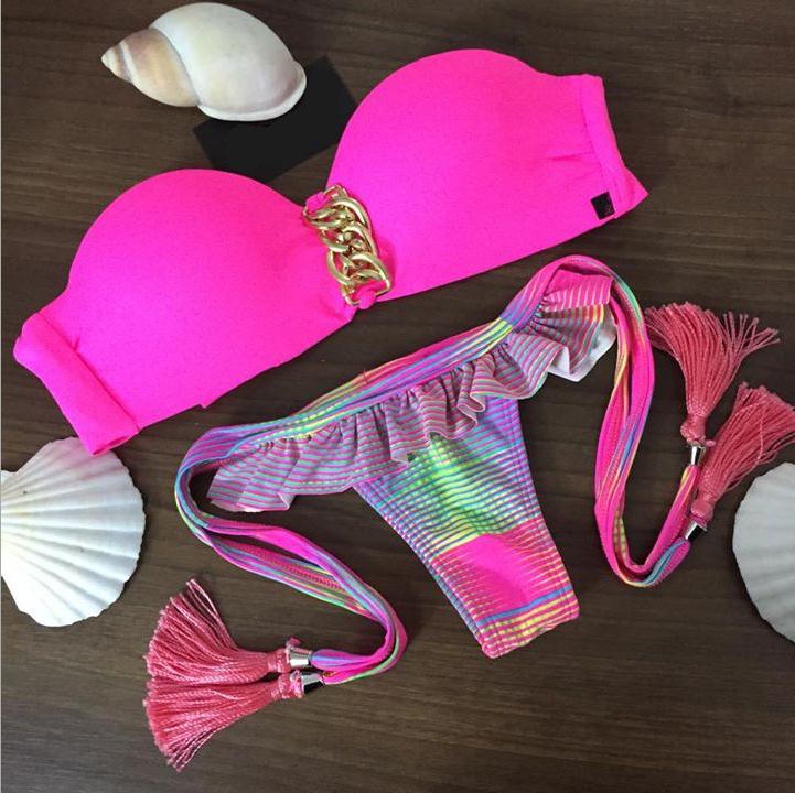 F4486 Push up Spa Bikini Set